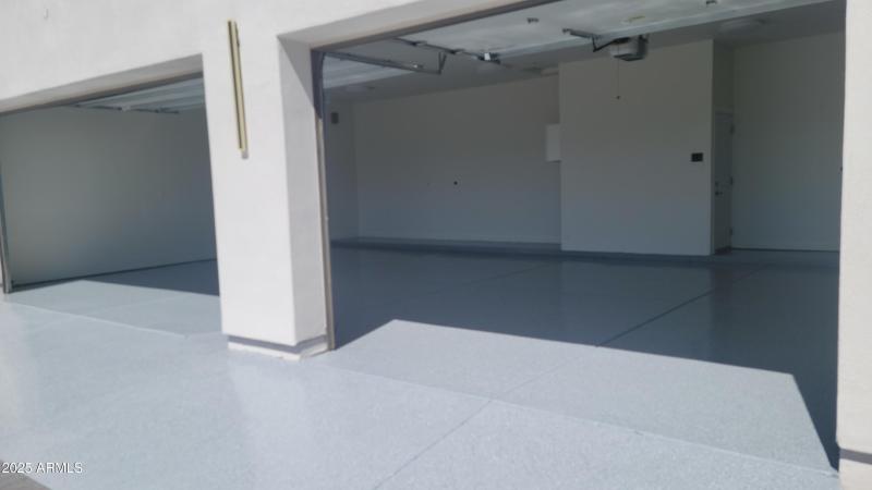 garage 4 car new floor expoxy