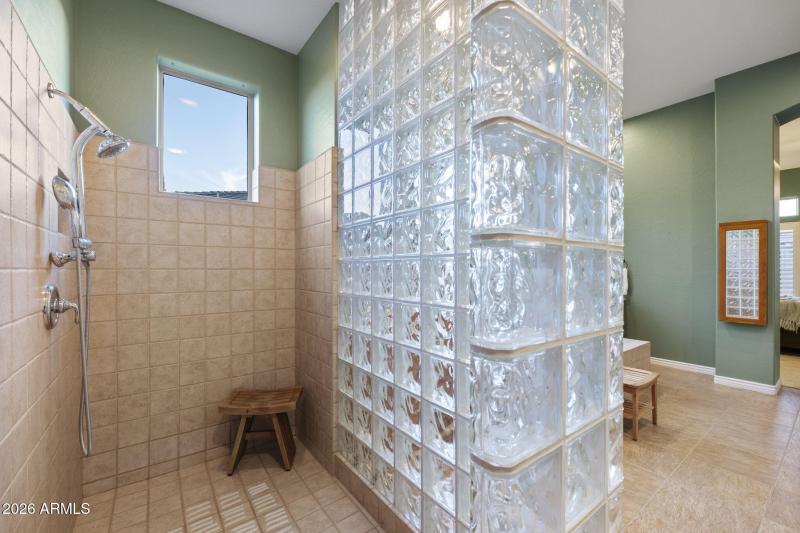 Spacious Primary Shower
