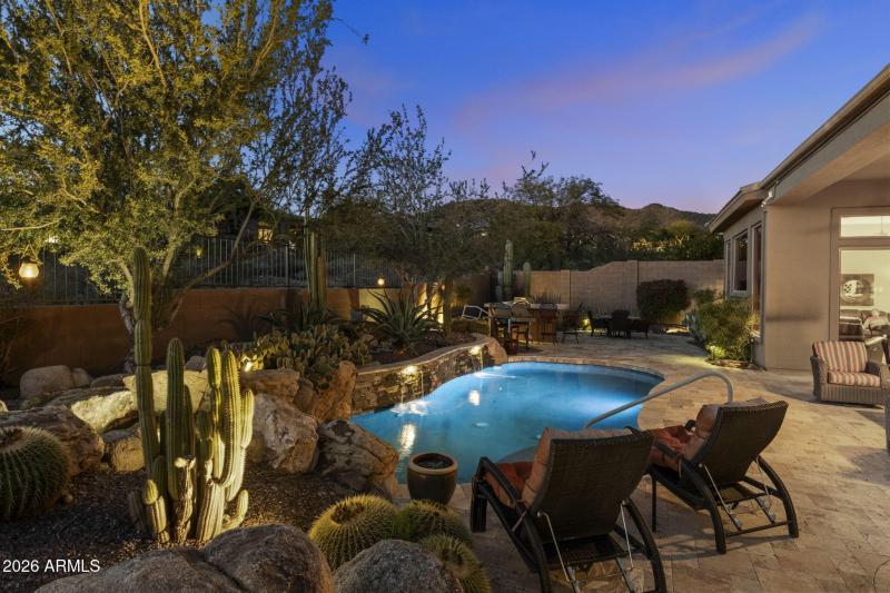 Expansive Pool & Spa