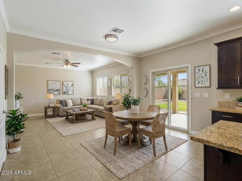 Family- kitch dining-Virtually Staged