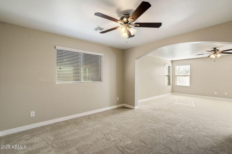 Primary Bedroom w/ sitting room