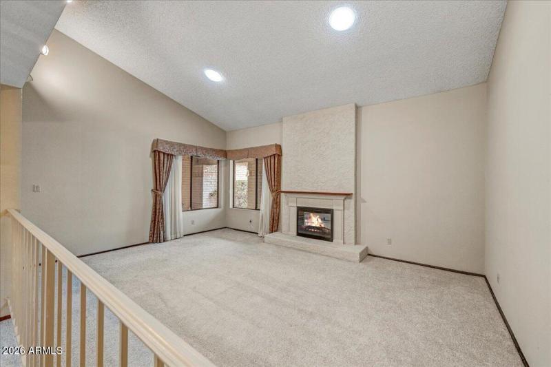Living Room with Fireplace