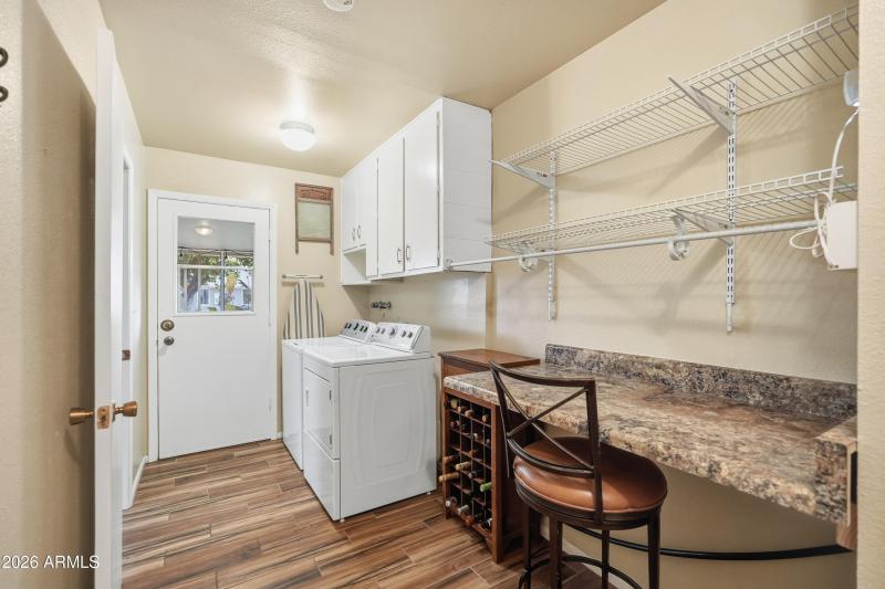 Large laundry/office space!