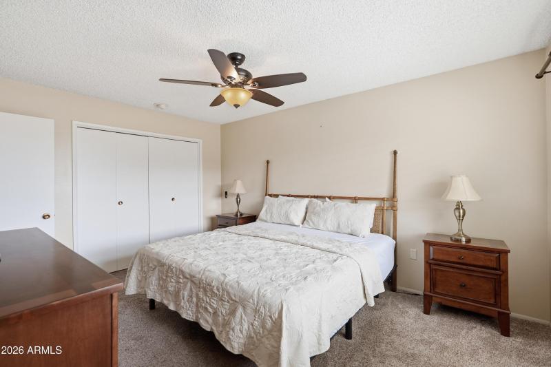 Master Bedroom view of closet