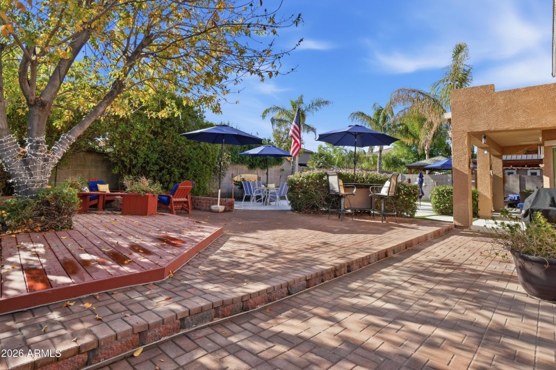 Lots of Pavered Area