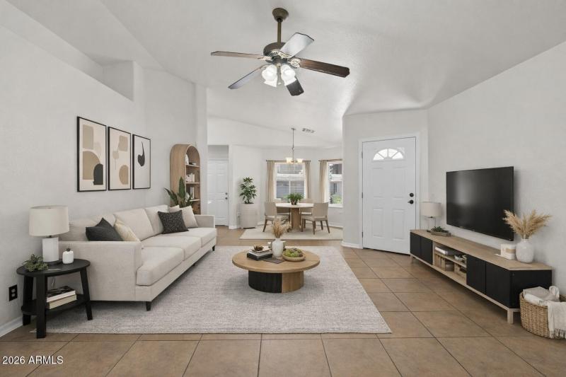 Virtually Staged Great Room