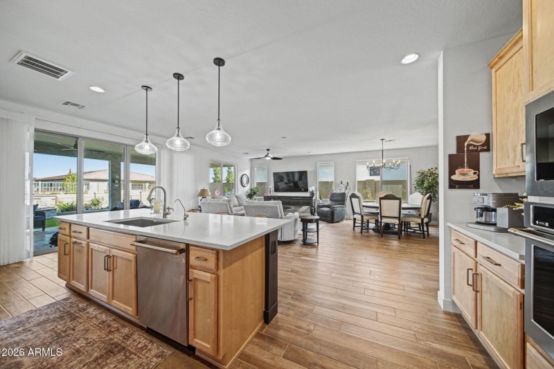 11_1330 W Via de Olivos_Kitchen to Livin