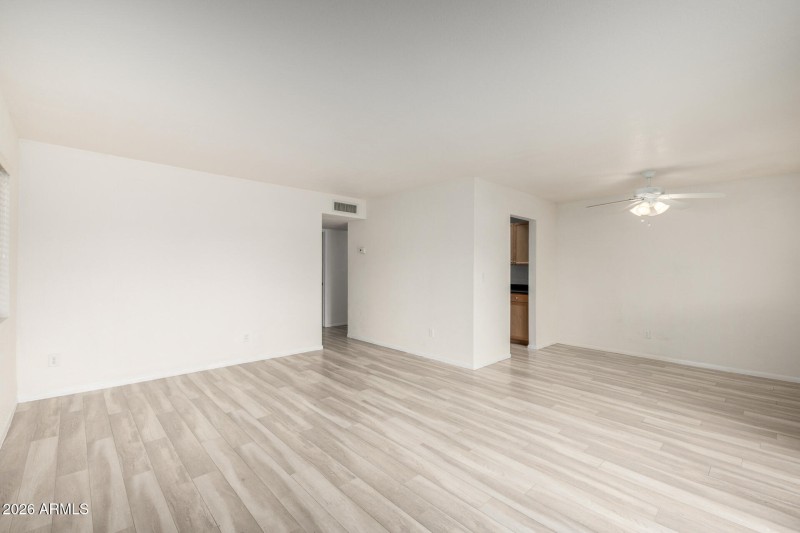 Living Room with Patio Access