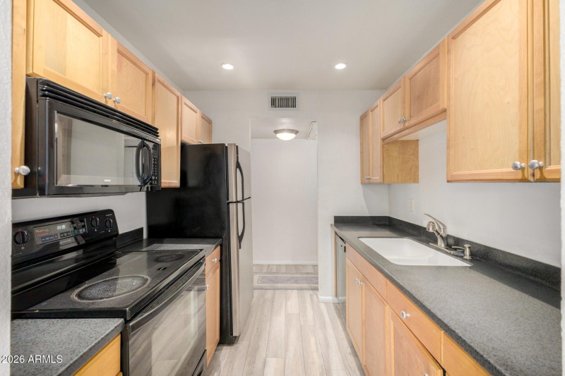 Kitchen with Open Sightlines
