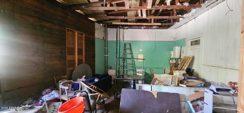 unfinished space 2nd floor