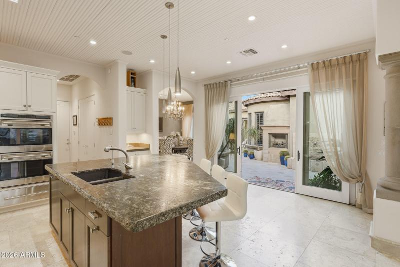 Open to Front Courtyard