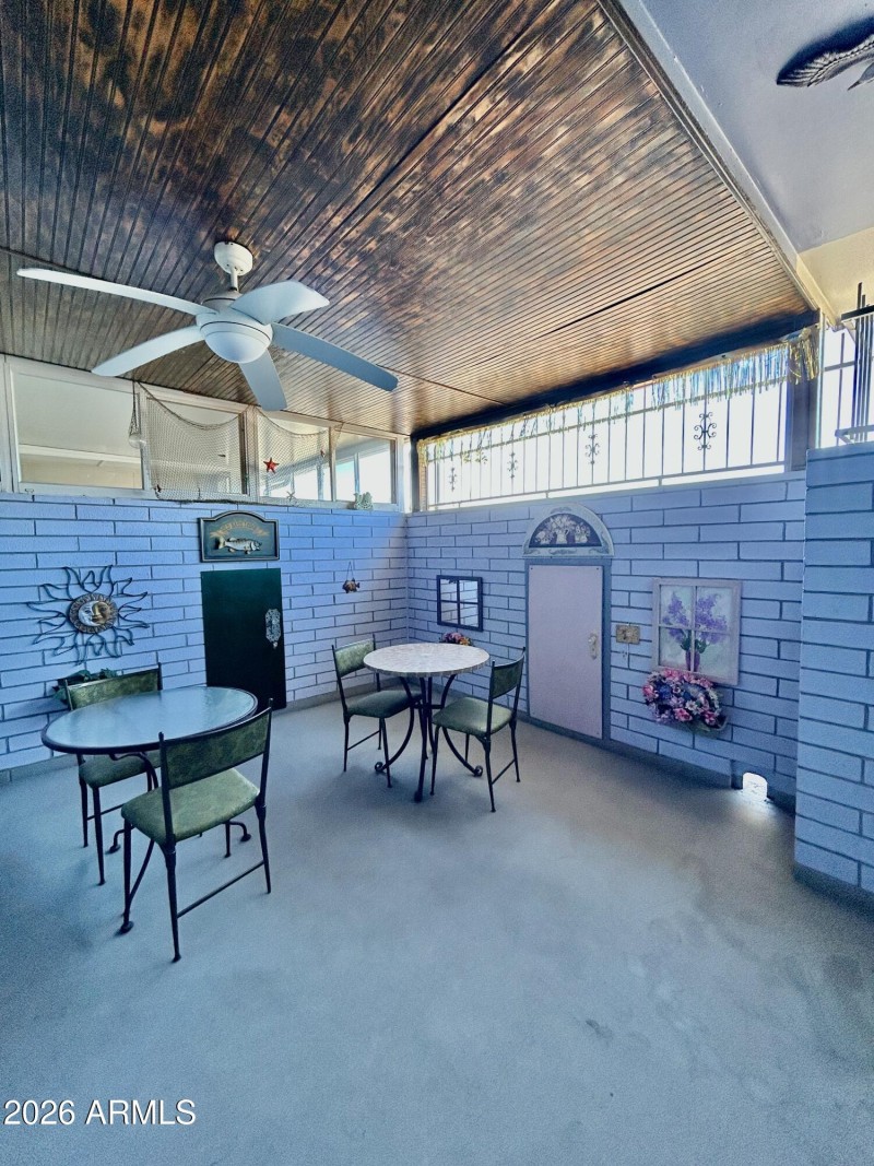 Coastal patio retreat