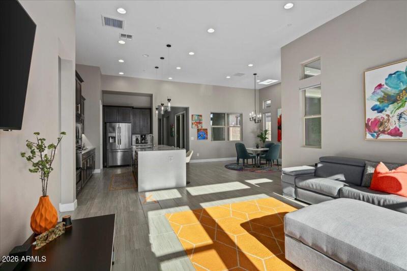 Living Room to Kitchen