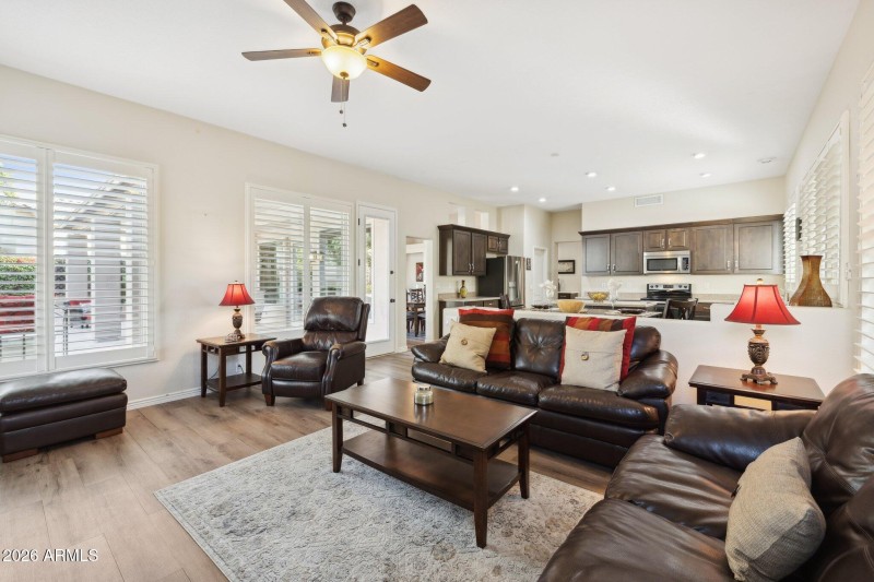Family Room Open to Kitchen
