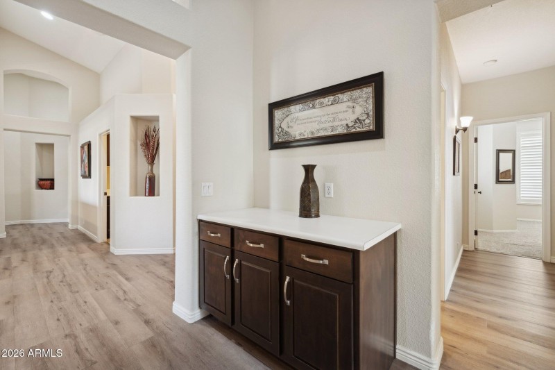 Butlers Cabinet Adjacent to Kitchen