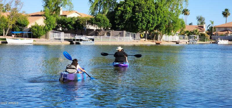 Garden Lakes kayaking