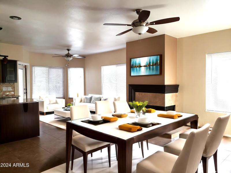 Poinsettia ai photo dinning room