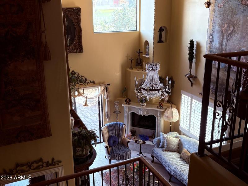 Second Floor over looking Living Room