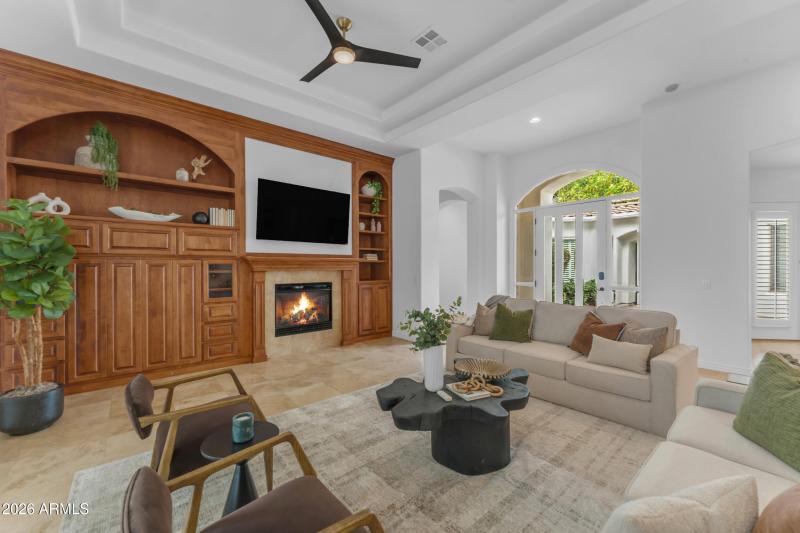 Beautiful Built in w/Fireplace