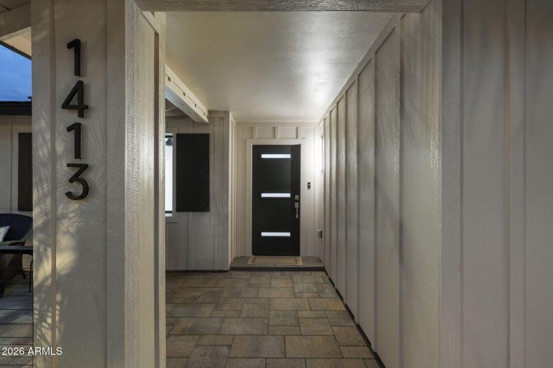 Entrance to property