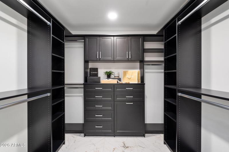 Primary walk in closet