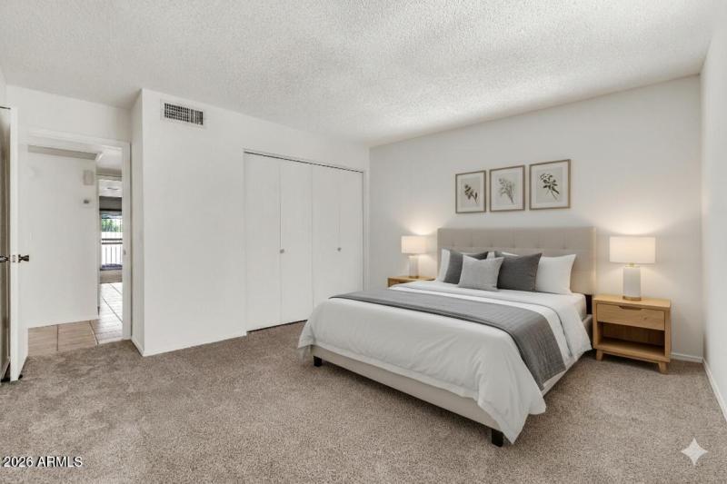 Bedroom 1 virtually staged