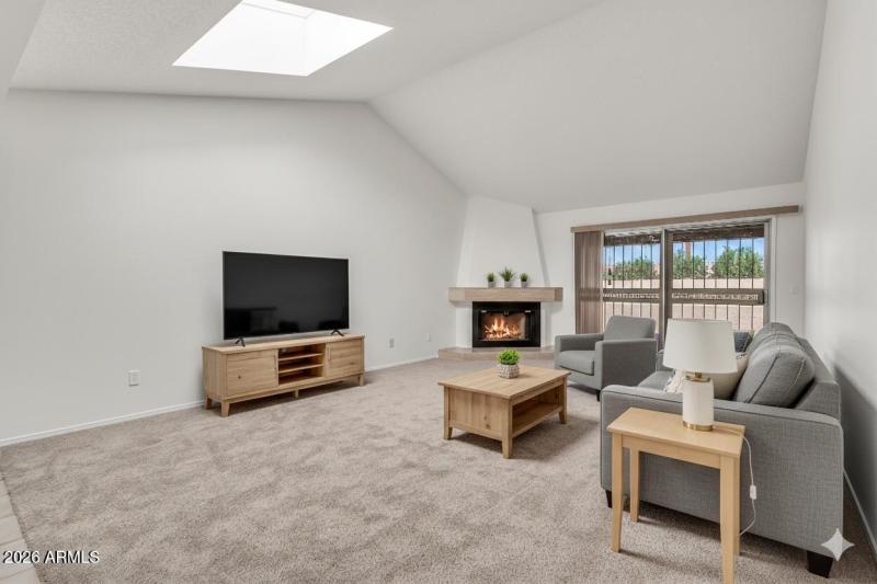 Living Room Virtually staged 3