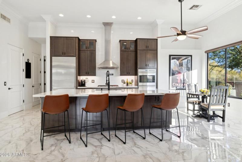 Remodeled kitchen with 10 Ft island