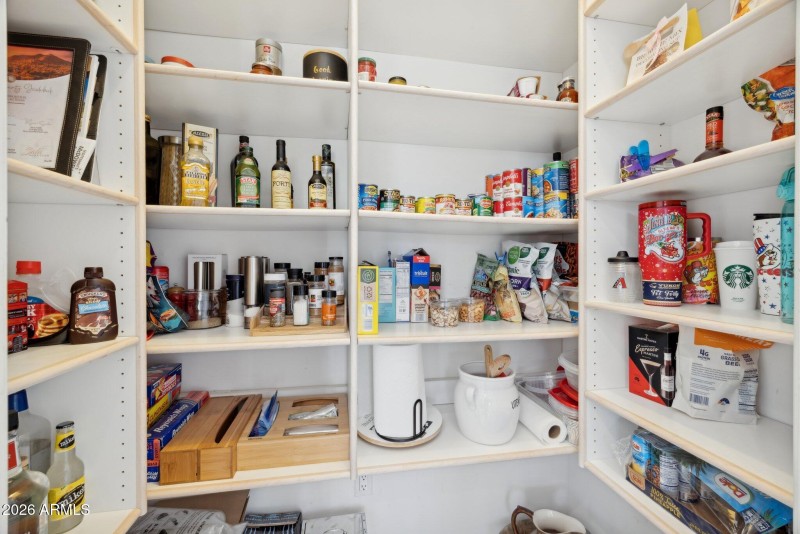 Large walk-in pantry