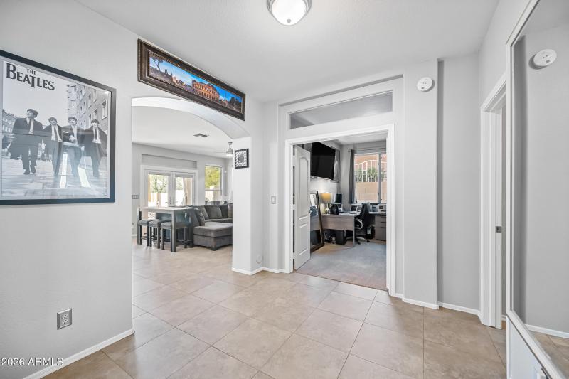 Front entry to first floor bedroom