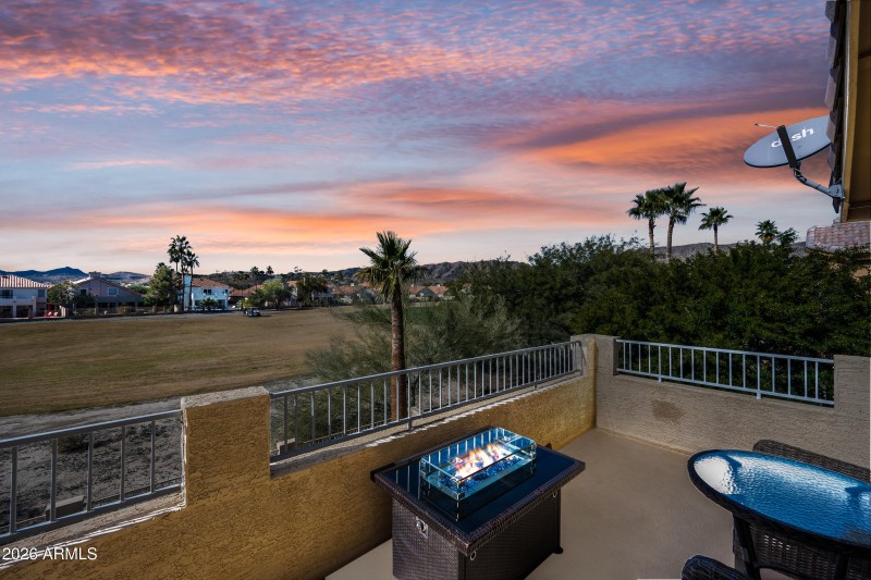 View from primary balcony