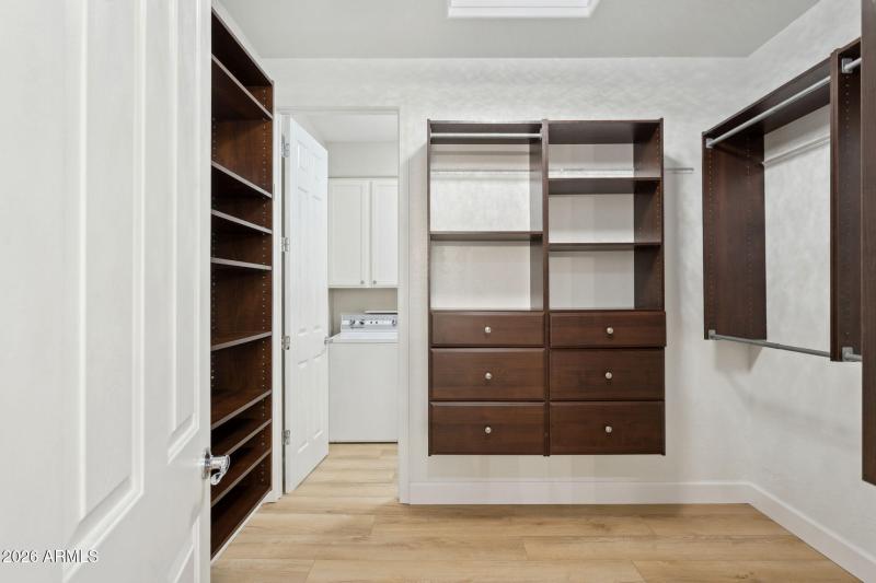 Walk in closet off main suite