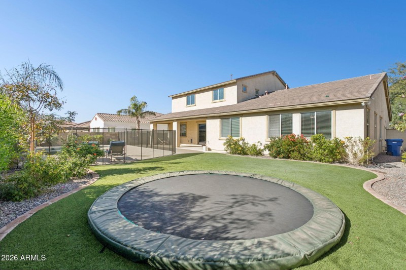 In ground trampoline