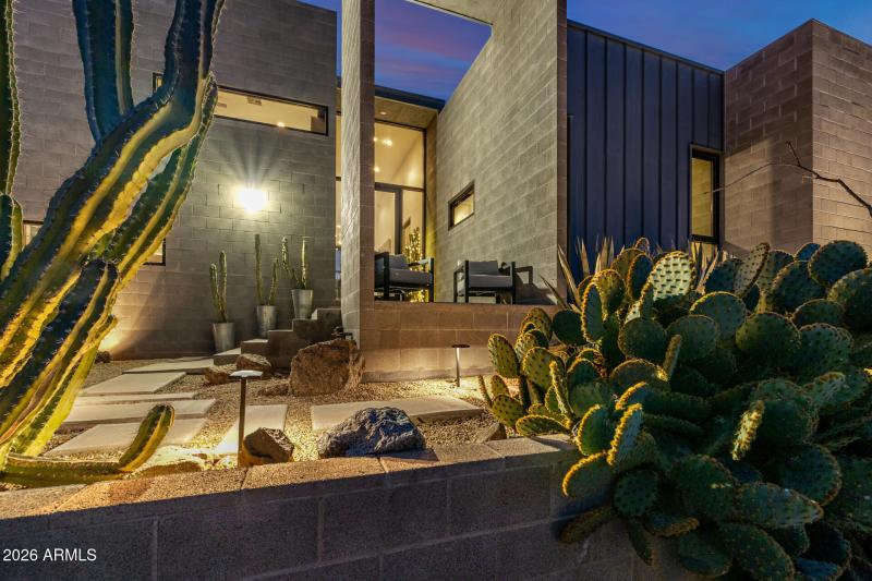 Front exterior entry