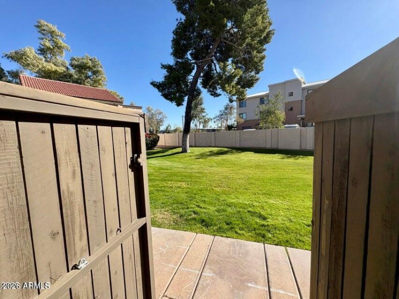 Greenbelt right outside door