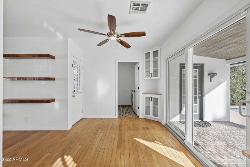 Dining Space with Spacious Sliding doors