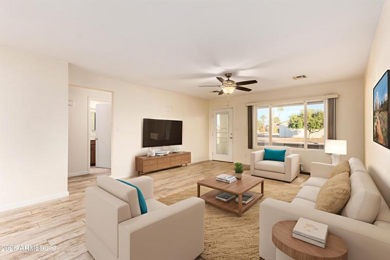 Great room Virtual Staging