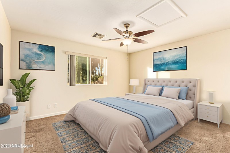 Primary Bedroom - Virtual Staging