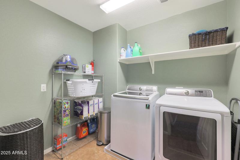 Upstairs Laundry room