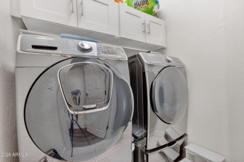 Laundry room on main level