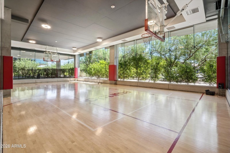 Basketball and Pickleball Court