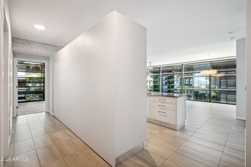 Hallway to Split Guest Bedrooms