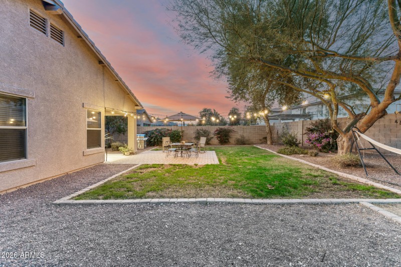 Fabulous oversized backyard