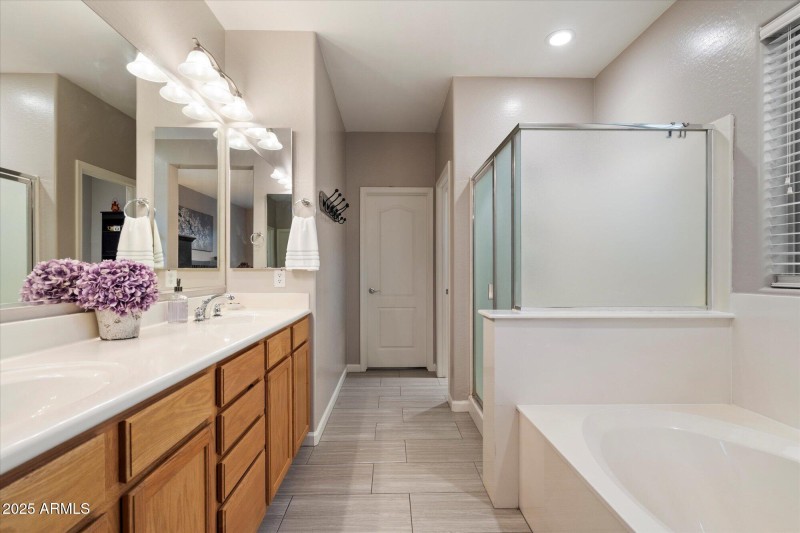 Dual Vanity Primary Bathroom
