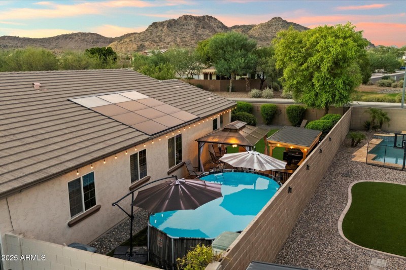 Solar Panels & Backyard Pool