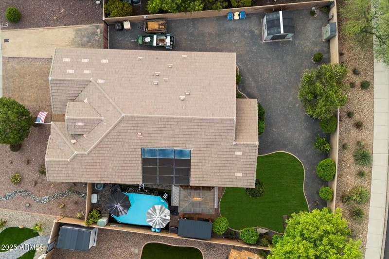 Top-Down View of Property Layout