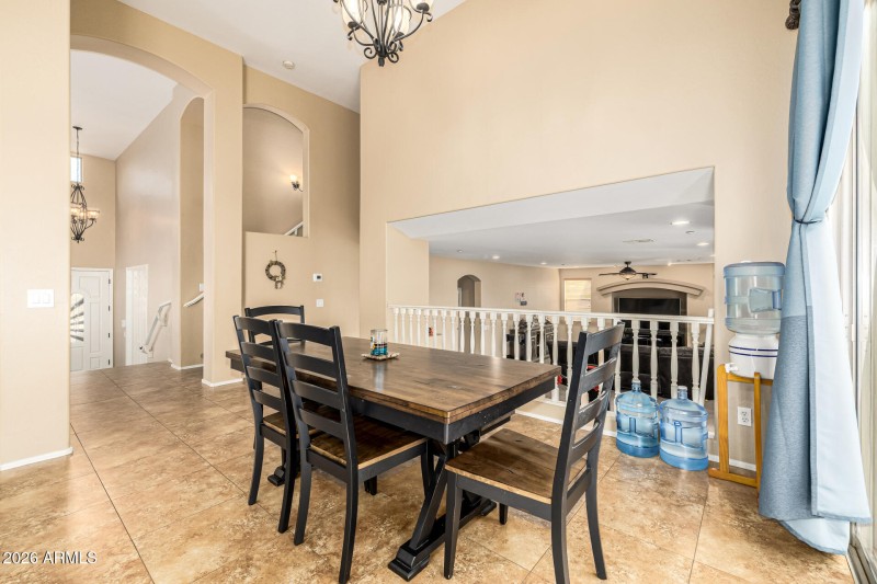 Informal dining area