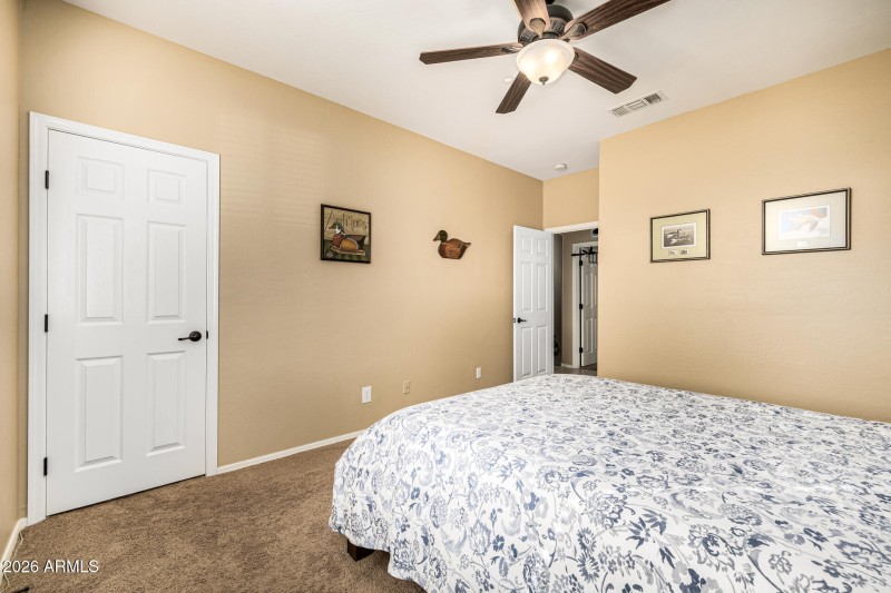 Guest bedroom on main floor