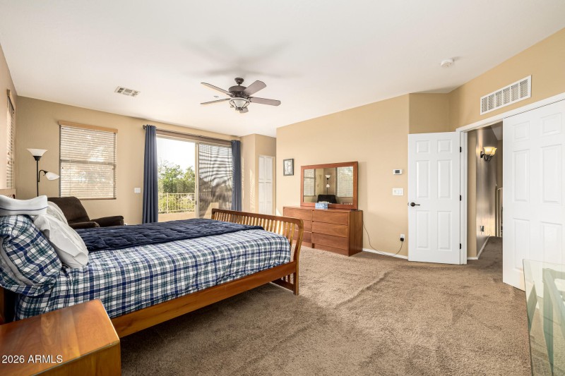 Upstairs master suite