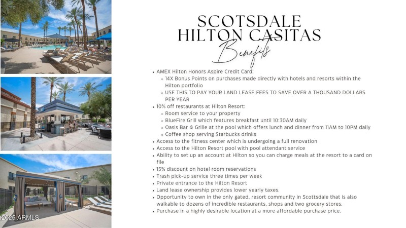 Hilton Casitas Benefits
